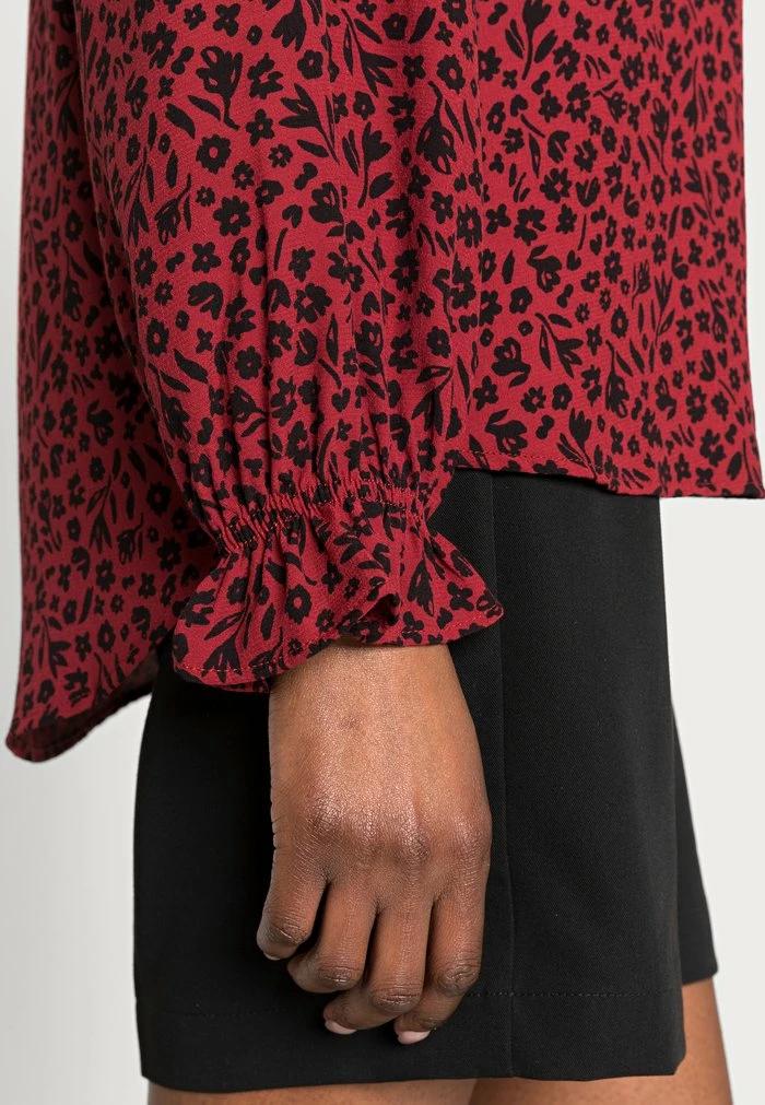 Edc By Esprit EASY BLOUSE - Blouse - Dark Red 5 Edc By Esprit EASY BLOUSE - Blouse - Dark Red - Image 5