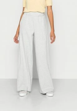 Edc By Esprit WIDE PANT - Tracksuit Bottoms - Light Grey