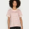 Edc By Esprit CORE COO SLUB - Print T-shirt - Nude