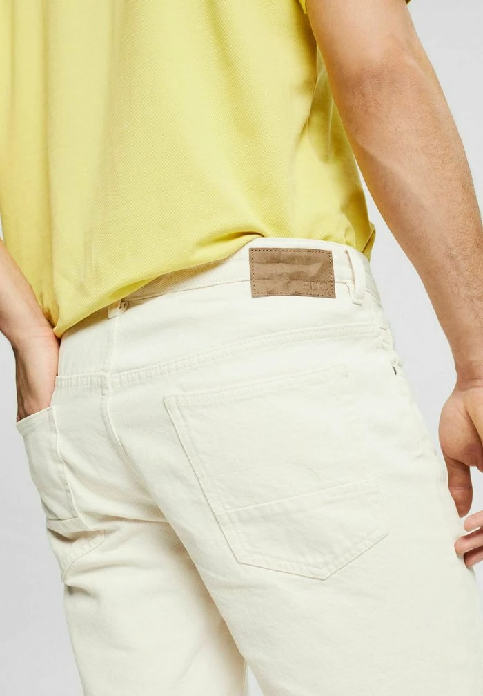 Edc By Esprit Denim Shorts - Light Beige 5 Edc By Esprit Denim Shorts - Light Beige - Image 5