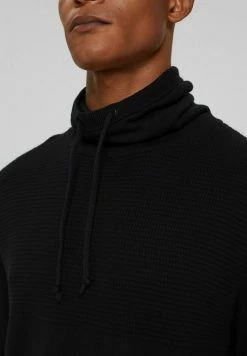 Edc By Esprit FUNNEL - Jumper - Black -edc by Esprit Shop d7bd2de8e7a6436381d5369c9148cb1e