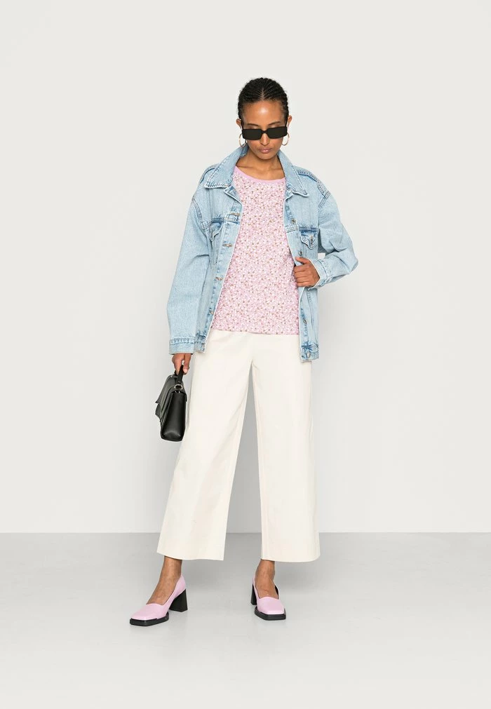 Edc By Esprit Print T-shirt - Lilac 2 Edc By Esprit Print T-shirt - Lilac - Image 2