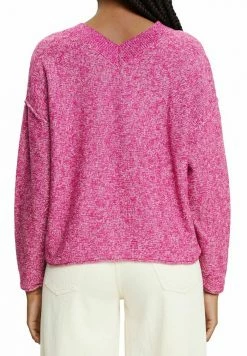 Edc By Esprit MIT V-AUSSCHNITT - Jumper - Pink Fuchsia -edc by Esprit Shop d7ee50516f06477e806c881ee3496718