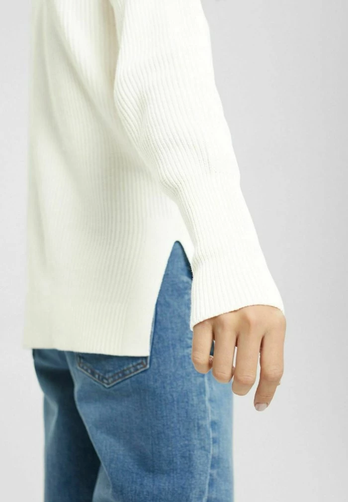 Edc By Esprit MIT MOCKNECK - Jumper - Off White 4 Edc By Esprit MIT MOCKNECK - Jumper - Off White - Image 4
