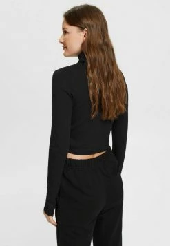 Edc By Esprit MIT ROLLKRAGEN - Long Sleeved Top - Black 9 Edc By Esprit MIT ROLLKRAGEN - Long Sleeved Top - Black -edc by Esprit Shop d86d071360944d35b13e6779c40d19d3