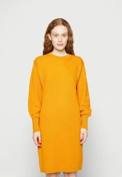 Edc By Esprit SQUARE - Jumper Dress - Honey Yellow