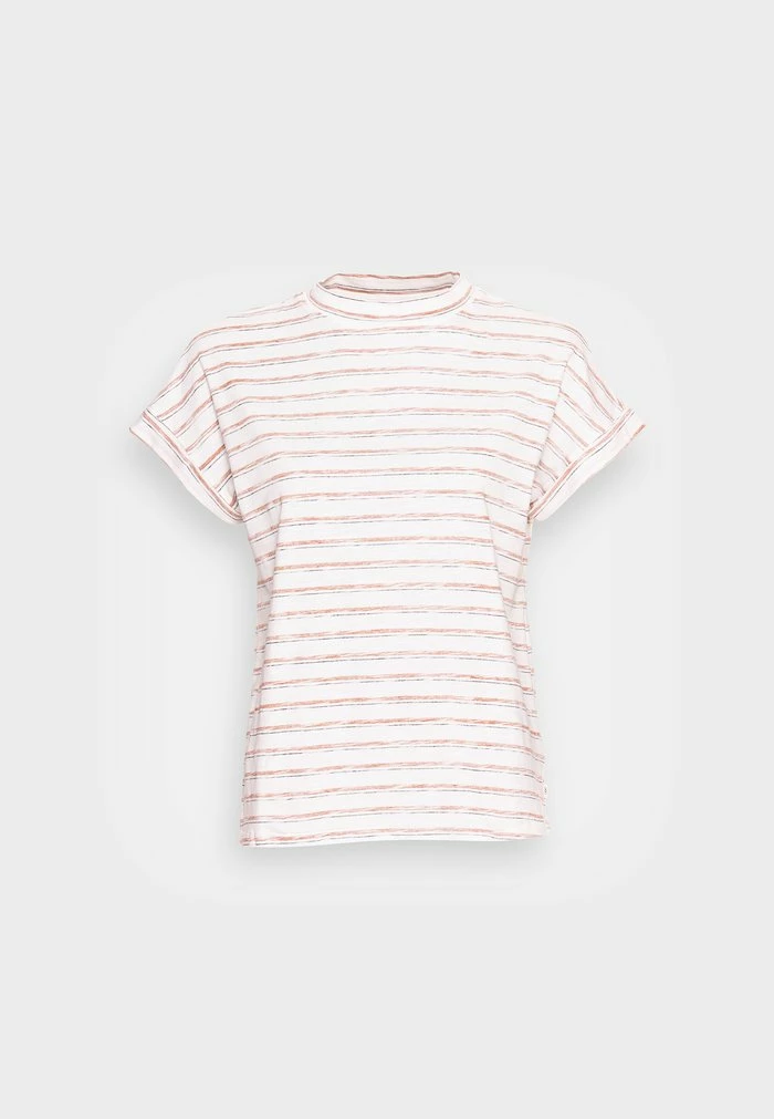 Edc By Esprit BCI STRIPE - Print T-shirt - Off White 4 Edc By Esprit BCI STRIPE - Print T-shirt - Off White - Image 4