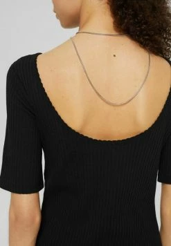 Edc By Esprit MIT RÜCKENAUSSCHNITT - Basic T-shirt - Black 13 Edc By Esprit MIT RÜCKENAUSSCHNITT - Basic T-shirt - Black -edc by Esprit Shop d9126c15fbfa4502bd1870d833e4e772