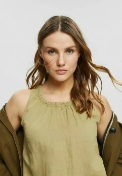 Edc By Esprit Blouse - Leaf Green -edc by Esprit Shop d9d09cf65e2b4b049018dd54f769f650