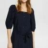 Edc By Esprit MIT KNOPFLEISTE - Shirt Dress - Navy