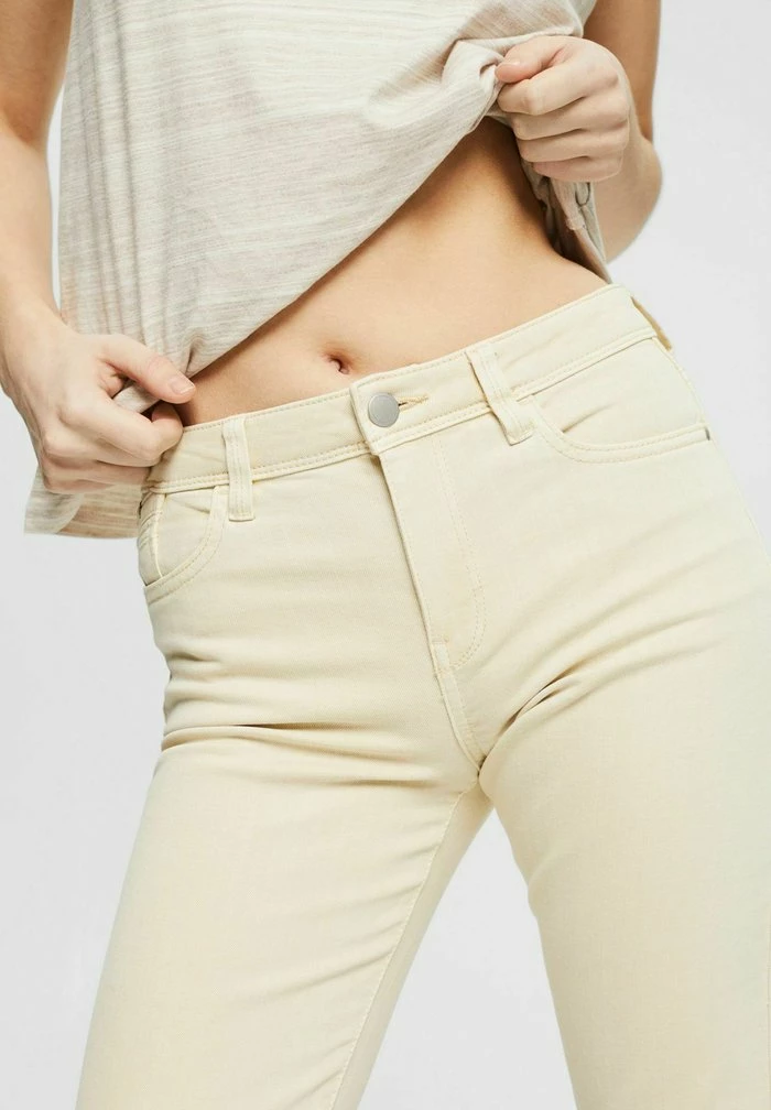 Edc By Esprit Trousers - Sand 4 Edc By Esprit Trousers - Sand - Image 4