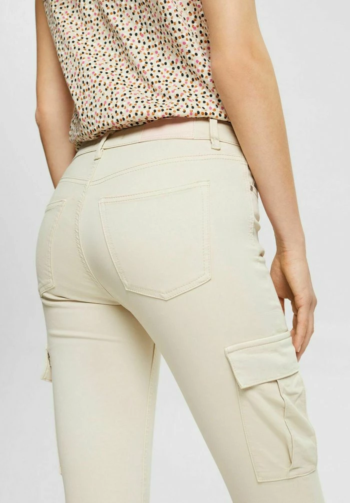 Edc By Esprit IM CARGO LOOK - Cargo Trousers - Sand 5 Edc By Esprit IM CARGO LOOK - Cargo Trousers - Sand - Image 5