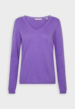 Edc By Esprit BASIC V-NECK - Jumper - Lilac -edc by Esprit Shop db8eb05bb9c54874b47b68b3393cdf62