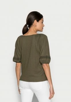 Edc By Esprit CRINKLE - Blouse - Khaki Green 7 Edc By Esprit CRINKLE - Blouse - Khaki Green -edc by Esprit Shop dbd3ec8eba8247848cf150129b3f8eb8