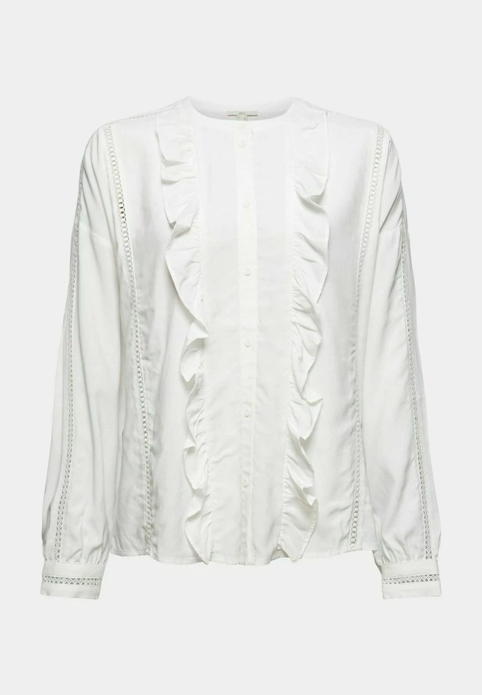 Edc By Esprit Blouse - Off White 6 Edc By Esprit Blouse - Off White - Image 6