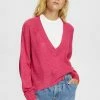 Edc By Esprit Jumper - Pink Fuchsia