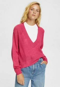 Edc By Esprit Jumper - Pink Fuchsia