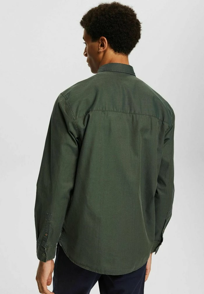 Edc By Esprit Shirt - Khaki Green 3 Edc By Esprit Shirt - Khaki Green - Image 3