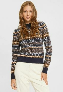 Edc By Esprit JACQUARD - Jumper - Navy