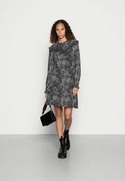 Edc By Esprit FRILL DRESS - Day Dress - New Black -edc by Esprit Shop ddbdffe47332494f822b1ab5b4a91a92