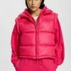 Edc By Esprit Waistcoat - Pink Fuchsia