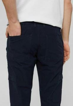 Edc By Esprit MIT ZIPPERTASCHEN - Cargo Trousers - Navy -edc by Esprit Shop de6ecb6ca31540e8a3d641e22ecaff6f