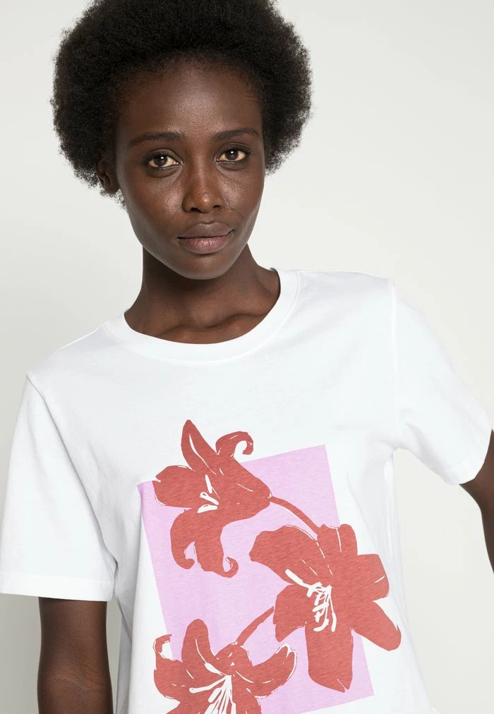 Edc By Esprit TEE - Print T-shirt - White 5 Edc By Esprit TEE - Print T-shirt - White - Image 5