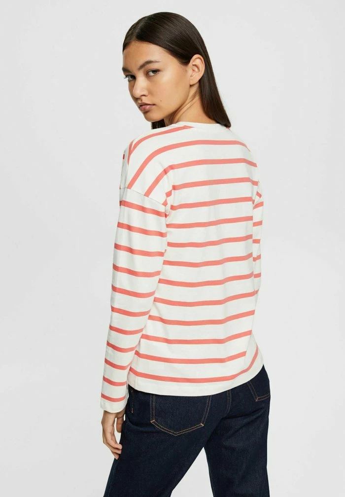 Edc By Esprit Long Sleeved Top - Salmon 3 Edc By Esprit Long Sleeved Top - Salmon - Image 3