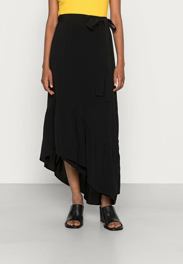 Edc By Esprit Wrap Skirt - Black 1 Edc By Esprit Wrap Skirt - Black