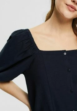 Edc By Esprit MIT KNOPFLEISTE - Shirt Dress - Navy -edc by Esprit Shop e3090b73cfeb4a0d87c15e28c76f055a
