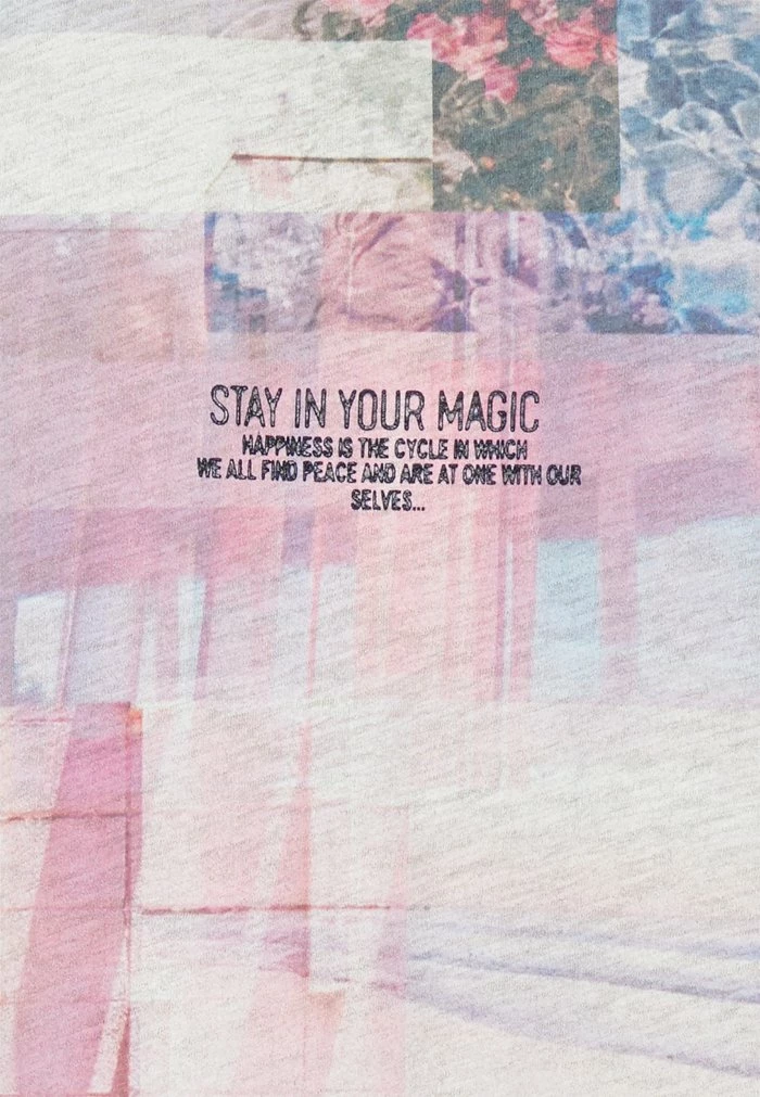 Edc By Esprit Print T-shirt - Medium Grey 3 Edc By Esprit Print T-shirt - Medium Grey - Image 3