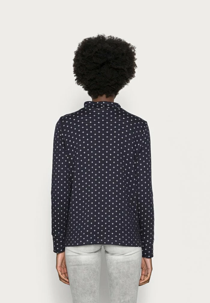 Edc By Esprit DOUBLE FACE - Long Sleeved Top - Navy 2 Edc By Esprit DOUBLE FACE - Long Sleeved Top - Navy - Image 2
