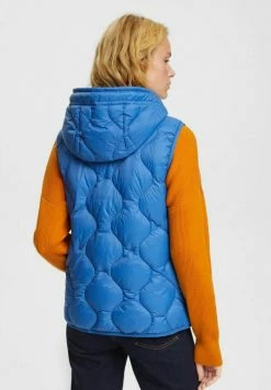 Edc By Esprit Waistcoat - Blue 9 Edc By Esprit Waistcoat - Blue -edc by Esprit Shop e3c7d50be0734ecd827fe982d6cd249e