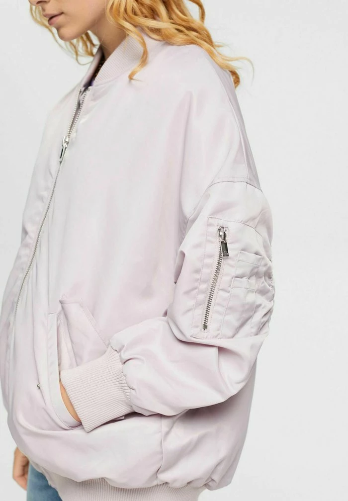 Edc By Esprit BOMBERJACKET - Bomber Jacket - Lavender 4 Edc By Esprit BOMBERJACKET - Bomber Jacket - Lavender - Image 4