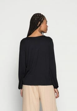 Edc By Esprit ECOVERO SMOCK - Blouse - Black -edc by Esprit Shop e3f4776544584795b3092e42557016f5