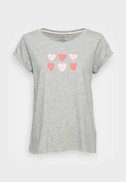 Edc By Esprit BCI VALENTINE - Print T-shirt - Medium Grey -edc by Esprit Shop e3ffe450b3194314a3881a01ab54b560