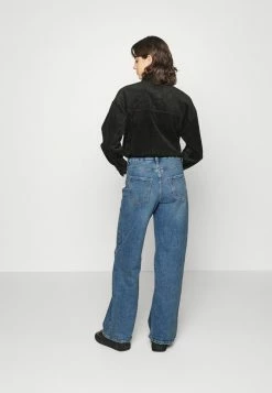 Edc By Esprit WIDE LEG HIGH RISE - Flared Jeans - Blue Medium Wash -edc by Esprit Shop e41d0cf16edb49da9cc972562b536d55