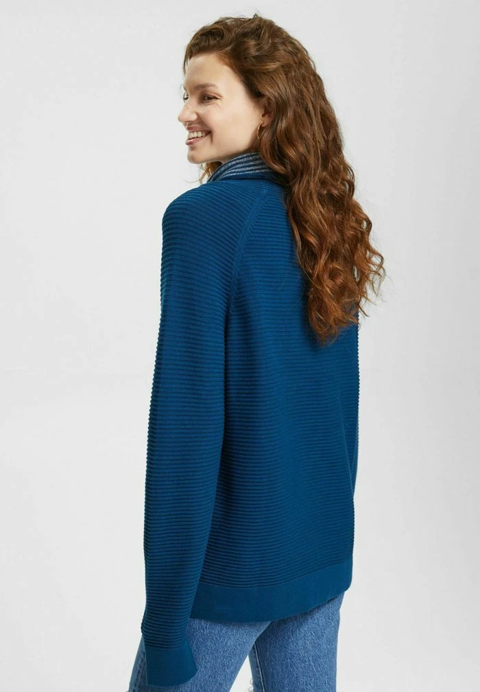 Edc By Esprit TROY - Jumper - Petrol Blue 3 Edc By Esprit TROY - Jumper - Petrol Blue - Image 3