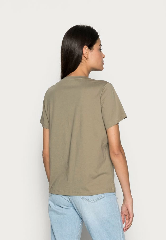 Edc By Esprit FLORAL - Print T-shirt - Light Khaki 3 Edc By Esprit FLORAL - Print T-shirt - Light Khaki - Image 3