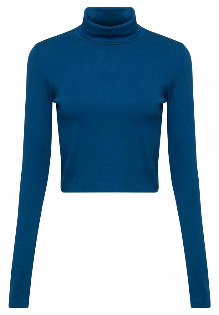 Edc By Esprit MIT ROLLKRAGEN - Long Sleeved Top - Petrol Blue 6 Edc By Esprit MIT ROLLKRAGEN - Long Sleeved Top - Petrol Blue - Image 6