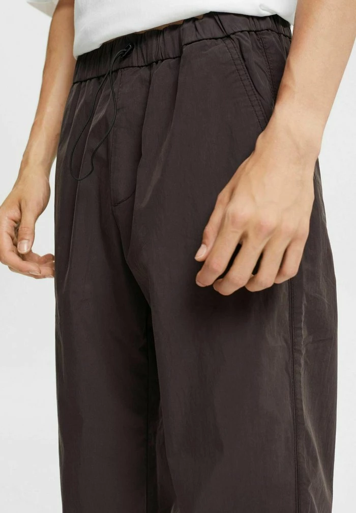 Edc By Esprit MIT ELASTISCHEM BUND - Trousers - Black 4 Edc By Esprit MIT ELASTISCHEM BUND - Trousers - Black - Image 4