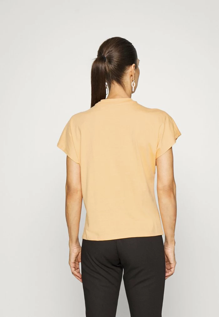 Edc By Esprit MOCKNECK - Print T-shirt - Peach 3 Edc By Esprit MOCKNECK - Print T-shirt - Peach - Image 3