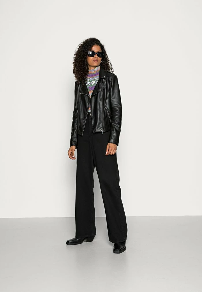 Edc By Esprit BIKER JACKET - Faux Leather Jacket - Black 2 Edc By Esprit BIKER JACKET - Faux Leather Jacket - Black - Image 2