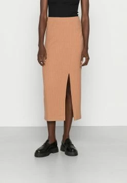 Edc By Esprit TUBE SKIRT - Pencil Skirt - Light Taupe