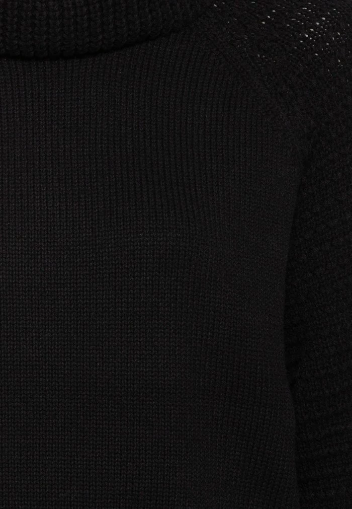 Edc By Esprit NECK SWEATER - Jumper - Black 3 Edc By Esprit NECK SWEATER - Jumper - Black - Image 3