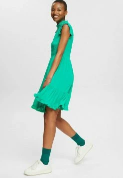 Edc By Esprit Day Dress - Green -edc by Esprit Shop e86ee7204f9f4620b43c3dd7077a3d7e