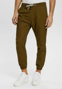 Edc By Esprit LEICHTE - Tracksuit Bottoms - Dark Khaki