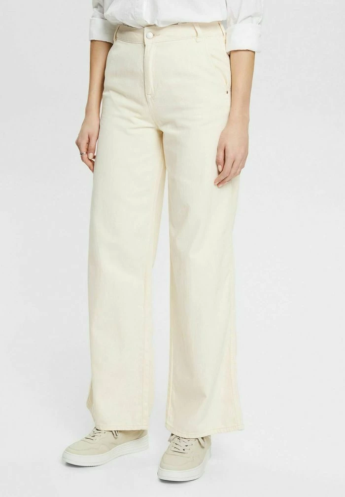 Edc By Esprit Flared Jeans - Beige 1 Edc By Esprit Flared Jeans - Beige