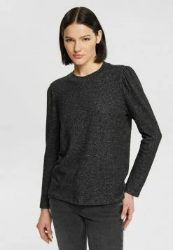 Edc By Esprit Long Sleeved Top - Black