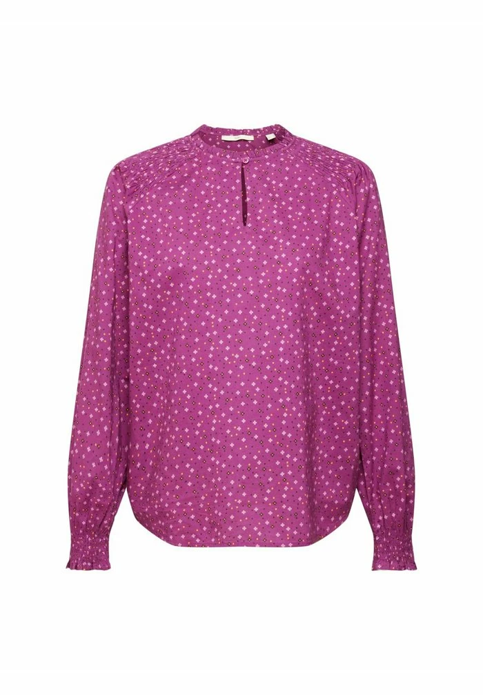 Edc By Esprit MIT MUSTER ORGANISCHE - Blouse - Violet 6 Edc By Esprit MIT MUSTER ORGANISCHE - Blouse - Violet - Image 6